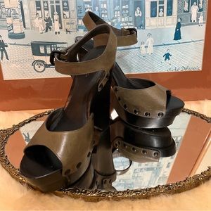 Bottega Veneta Typhoon Calf Heeled Wedge